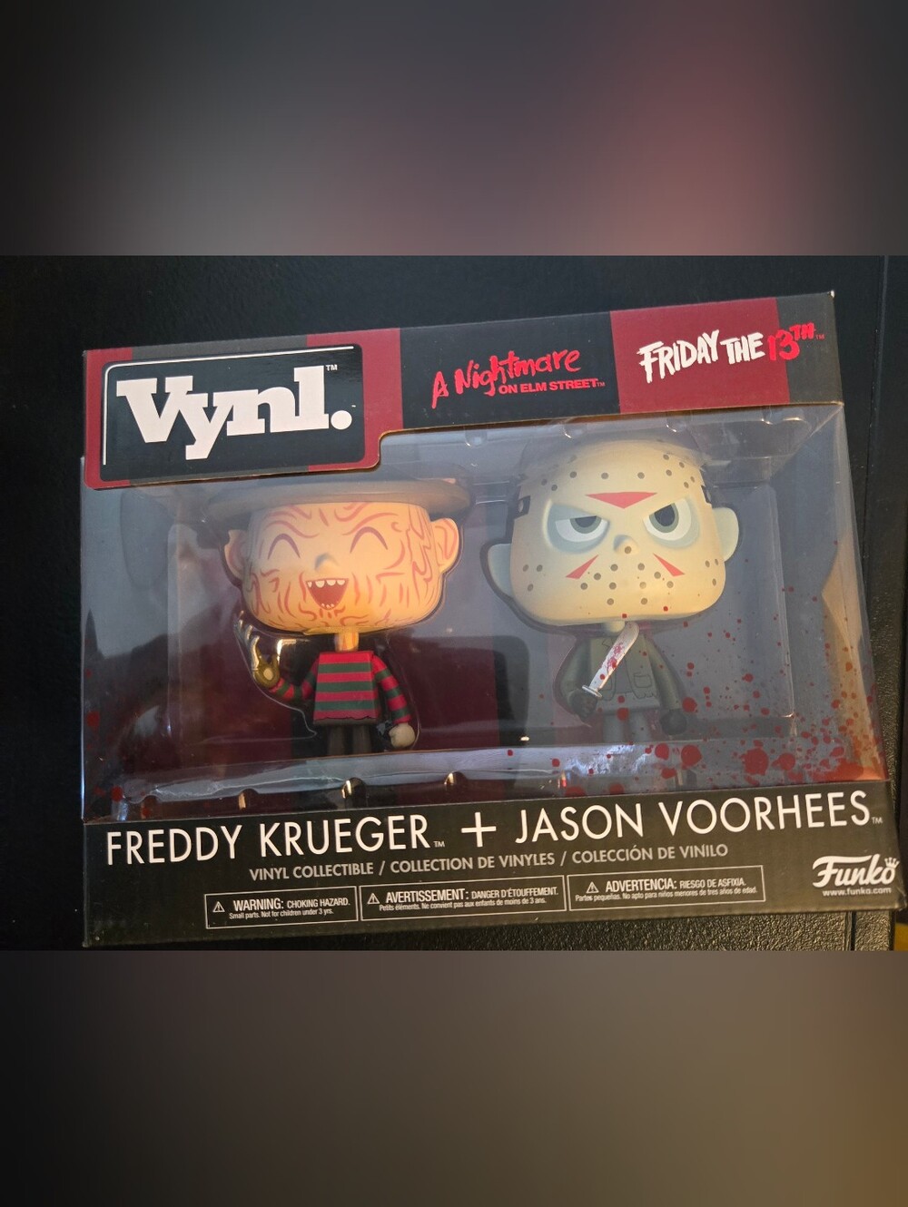 Vynl. Collectibles.  FREDDY KRUEGER + JASON VOORHEES.